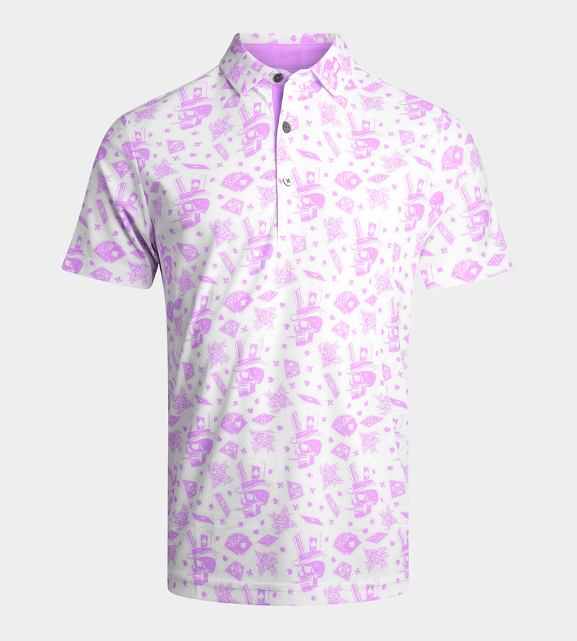 NOIRJACK POLO - BLANC/ LAVENDER