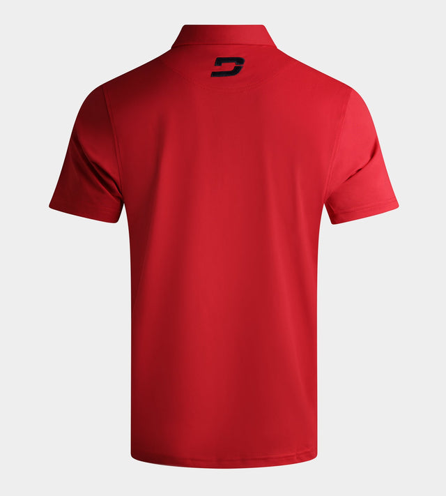 BLOCK PIQUE POLO - ROUGE
