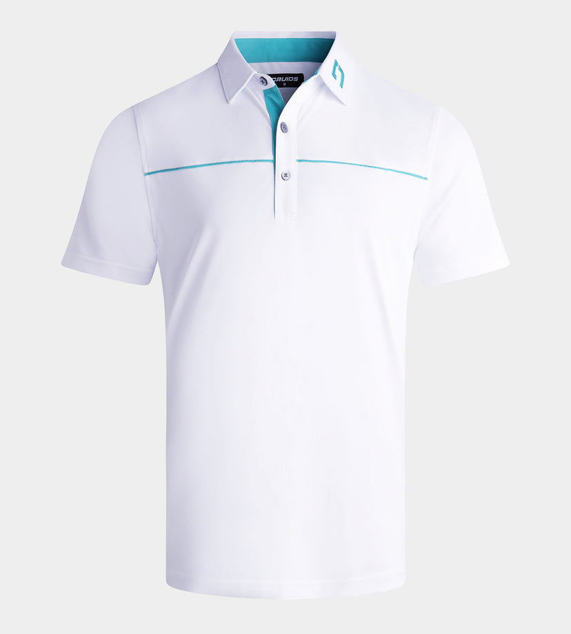 BLOCK PIQUE POLO - BLANC