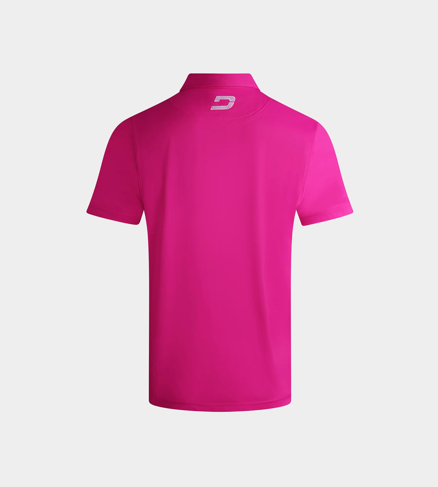 KIDS BLOCK PIQUE POLO - PINK