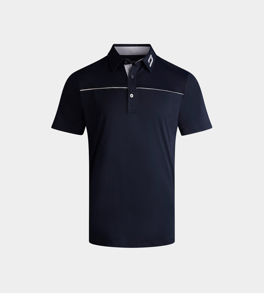 KIDS BLOCK PIQUE POLO - NAVY
