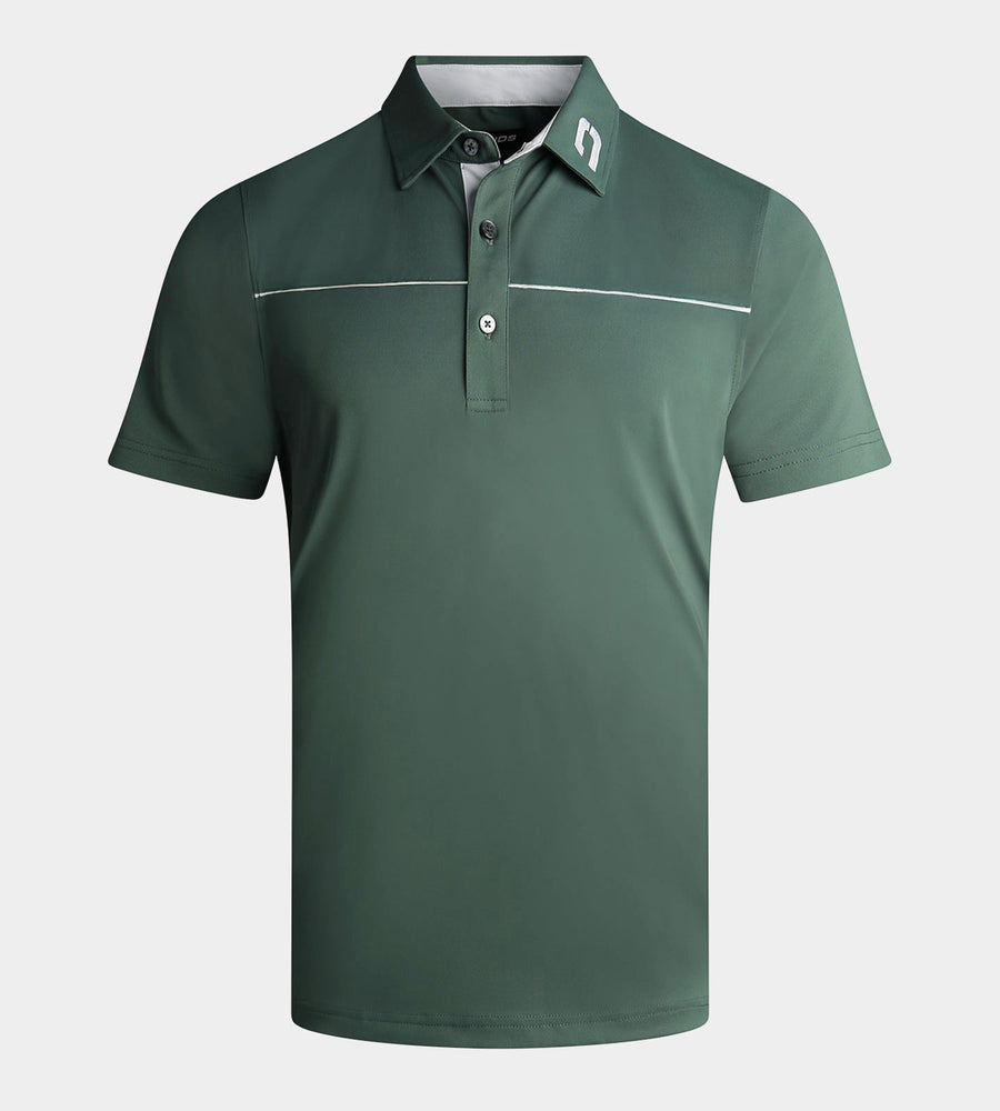 BLOCK PIQUE POLO - SAGE