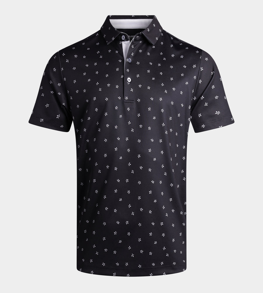 BLOSSOM POLO - BLACK