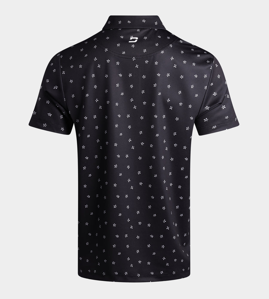BLOSSOM POLO - BLACK