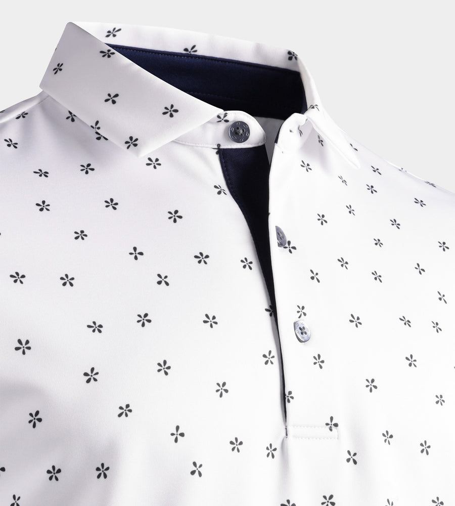 BLOSSOM POLO - WHITE