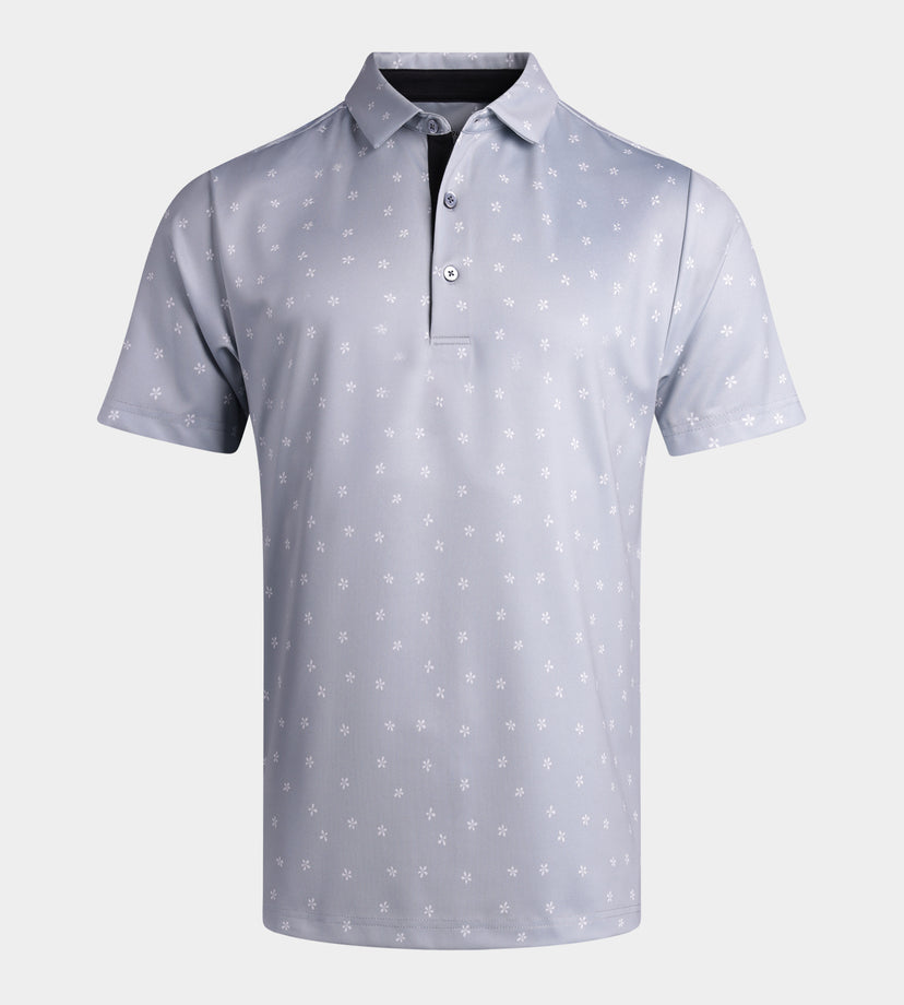 BLOSSOM POLO - GRIJS