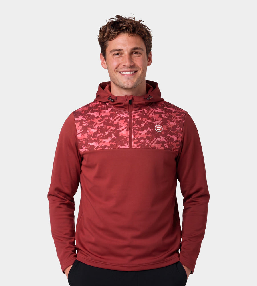 CAMO HOODIE - RED