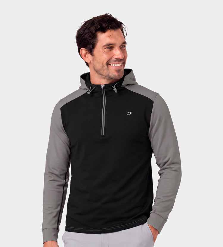 Code Hoodie in Black | Men's Stylish Golf Hoodies | Druids