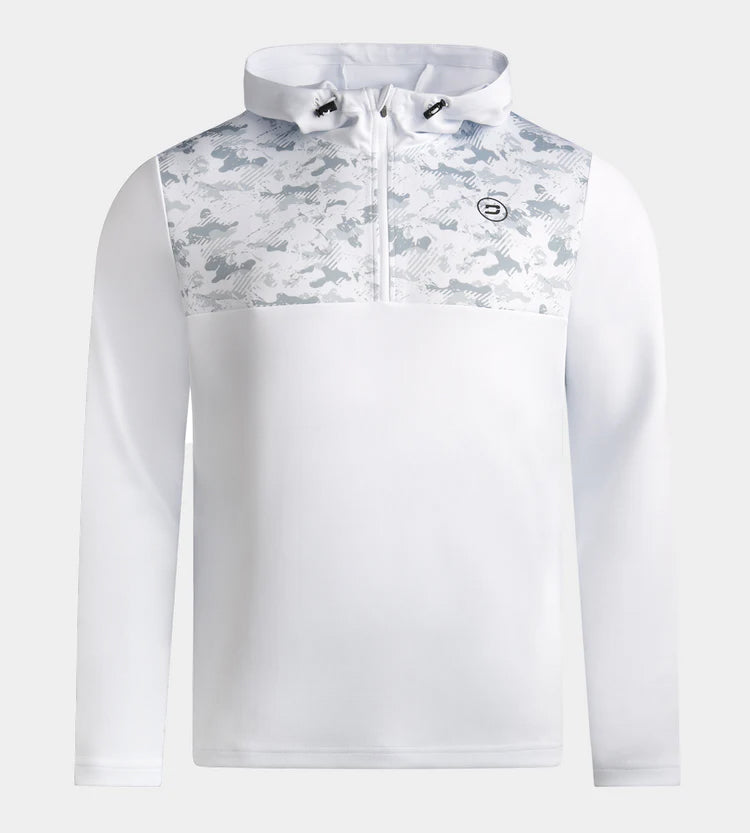 CAMO HOODIE - WHITE