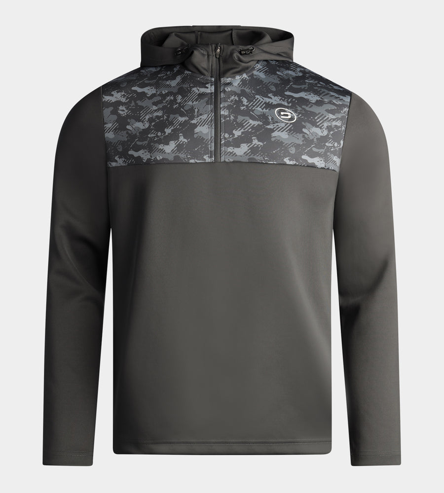 CAMO HOODIE - CHARCOAL