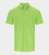 CHEVRON POLO - LIME