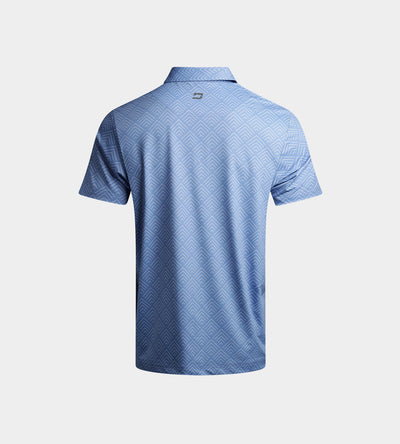 KIDS CHEVRON POLO - DENIM