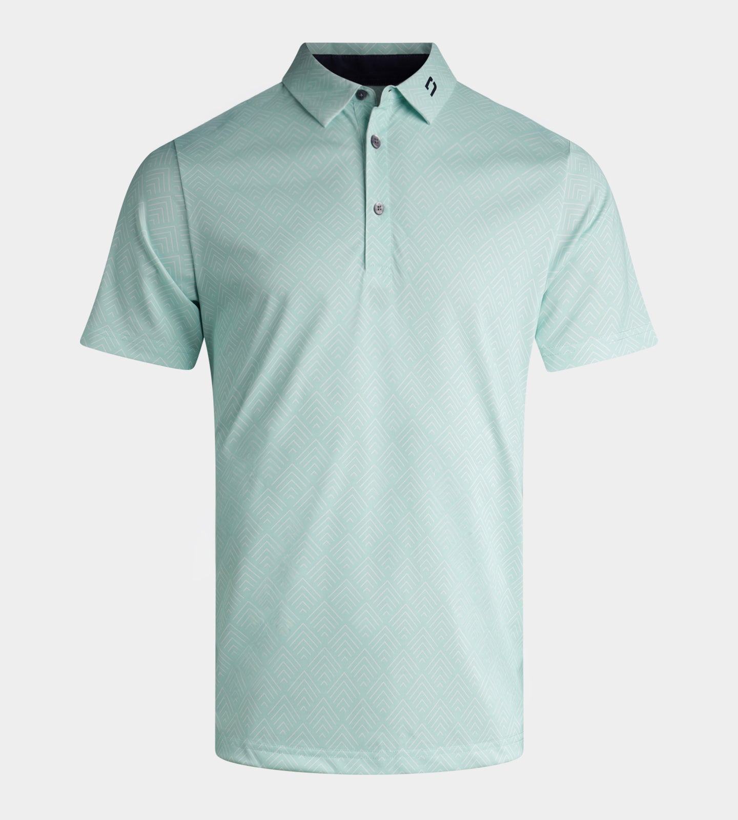CHEVRON POLO - MINT