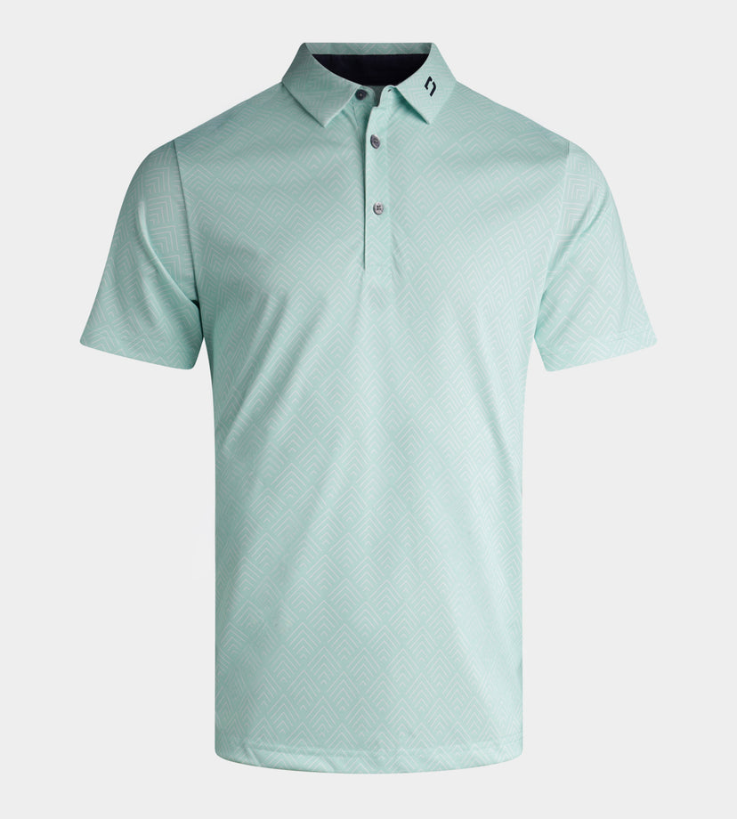 CHEVRON POLO - MENTHE