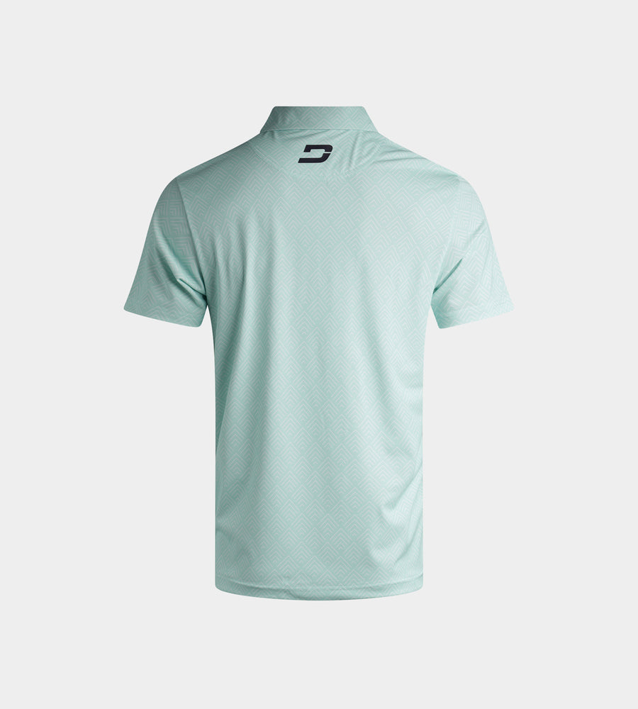 KIDS CHEVRON POLO - MINT