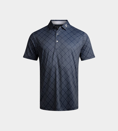 KIDS CHEVRON POLO - NAVY