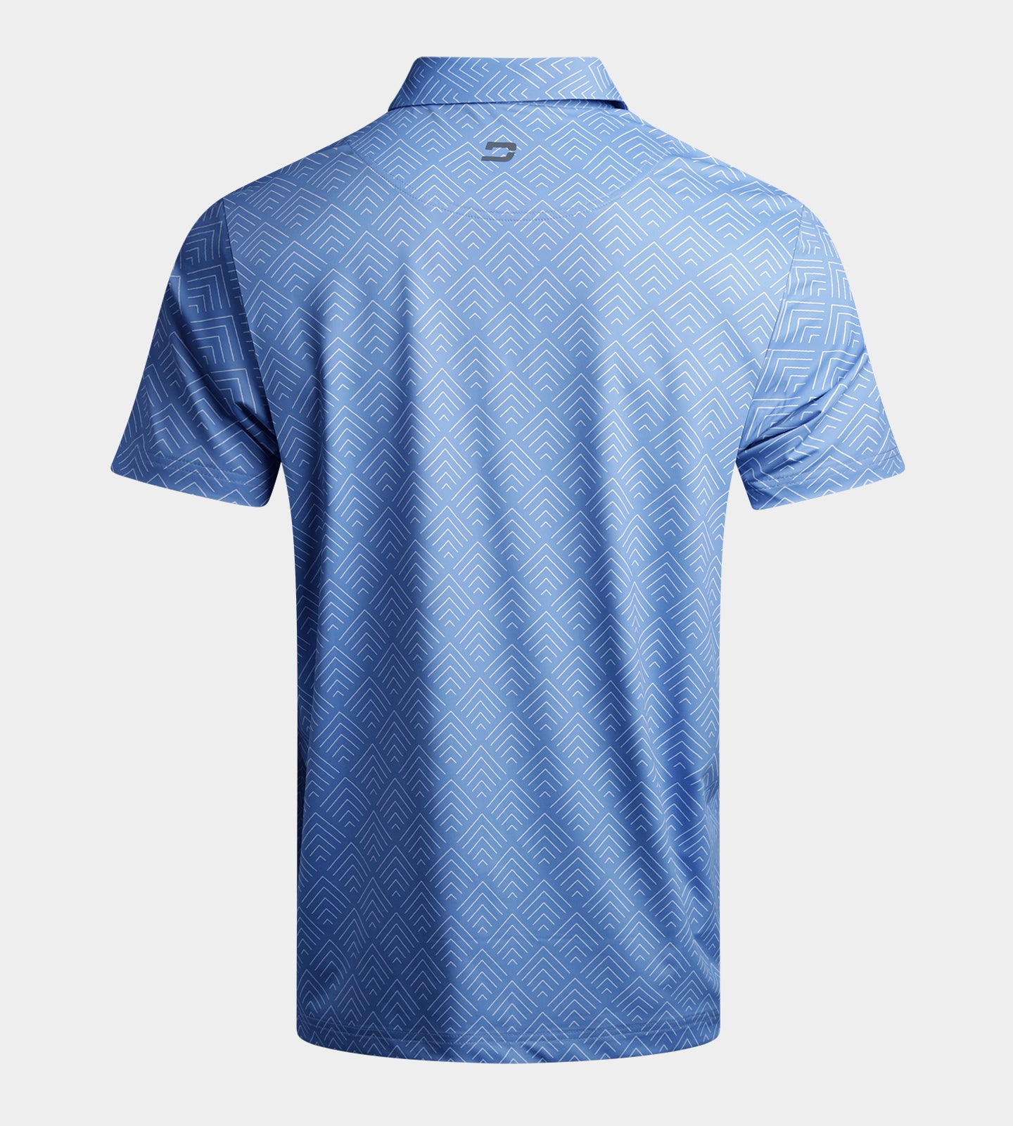 CHEVRON POLO - DENIM