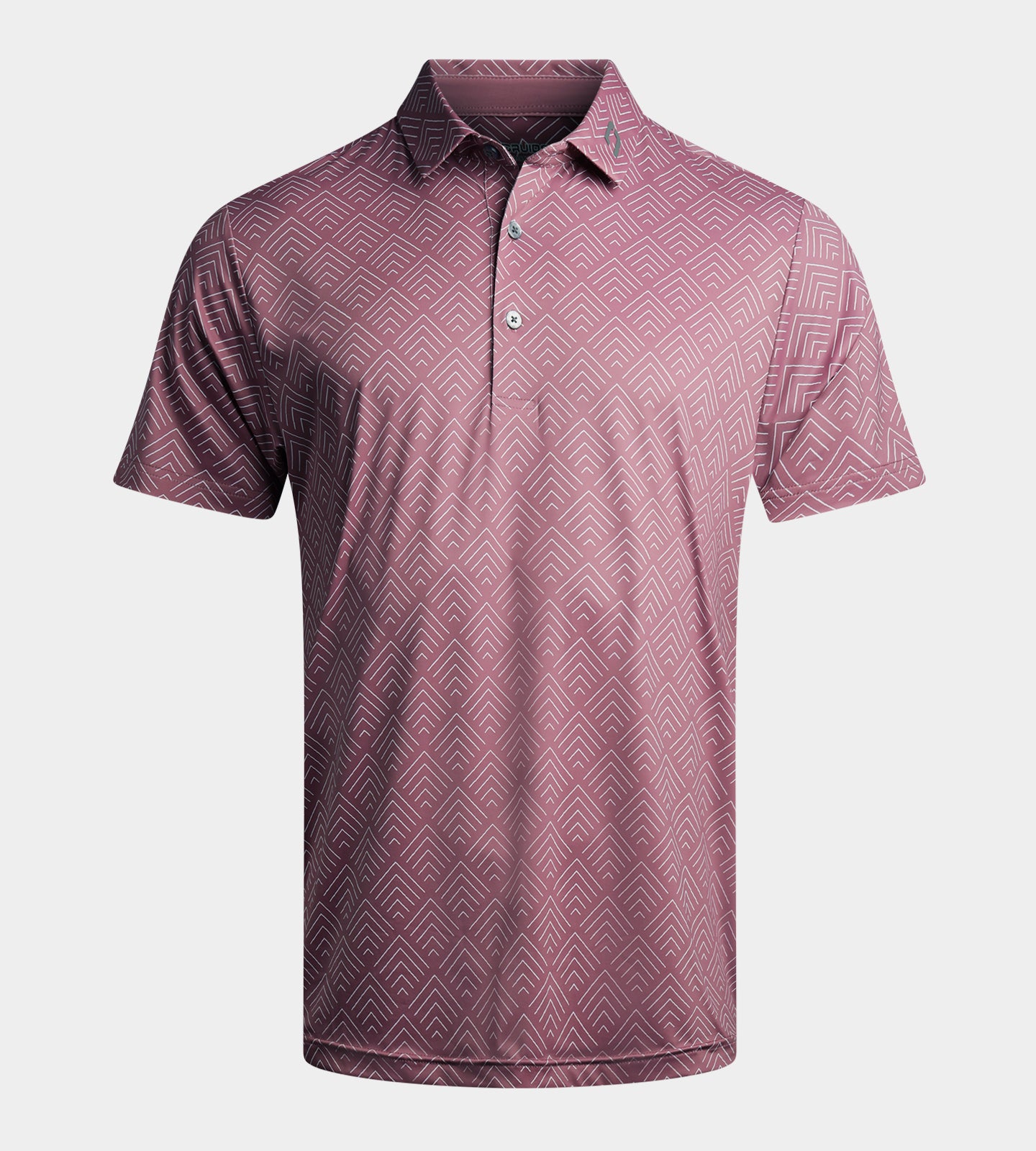 CHEVRON POLO - MULBERRY