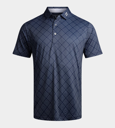 CHEVRON POLO - NAVY