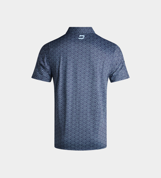 KIDS DOODLE POLO - MARINO