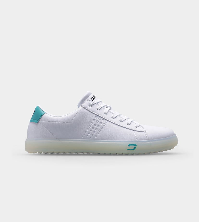PAR-PEAK GOLF SHOES - WHITE/TEAL