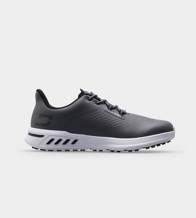 Verge Golf Shoes In Grey Black Men's Golf Shoes Druids - Main Image