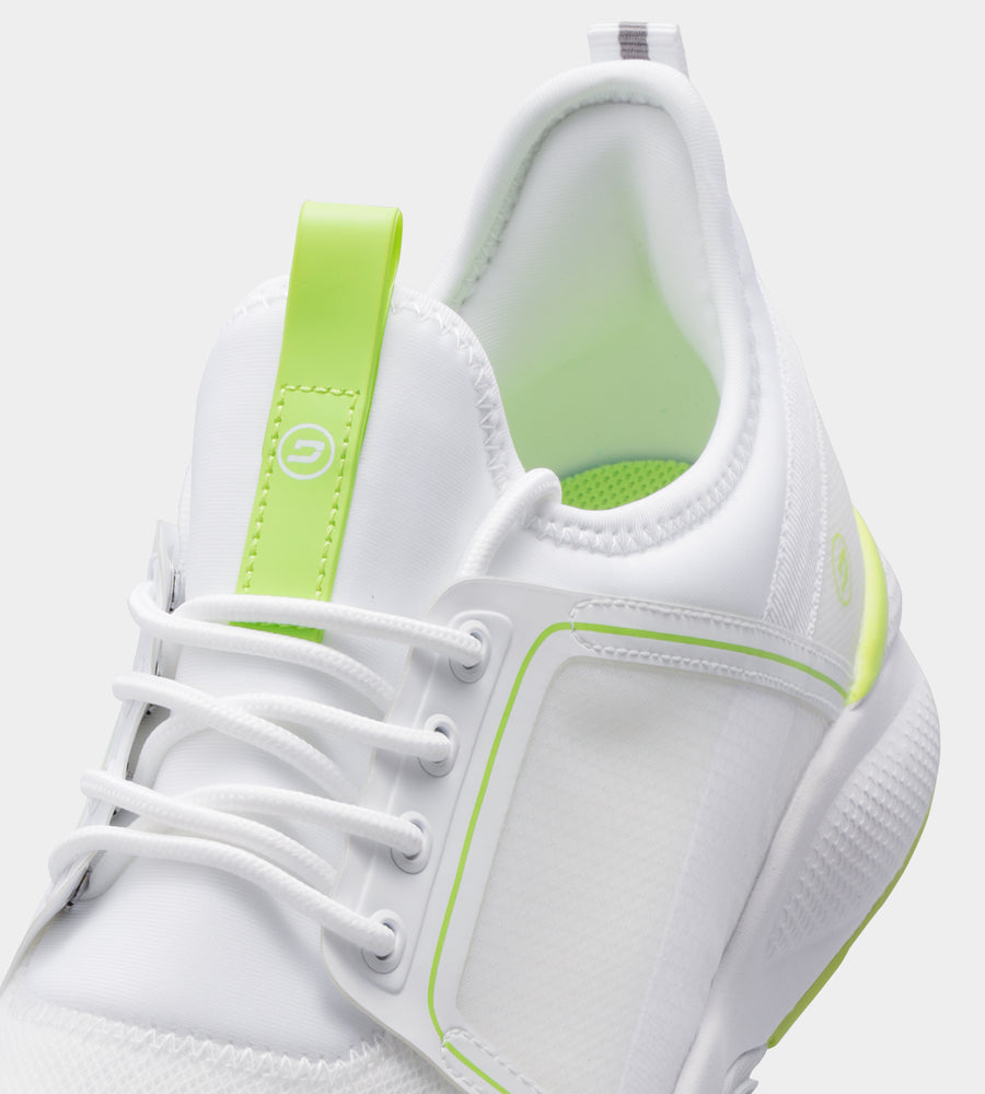 CREST GOLF SHOES - WHITE/LIME