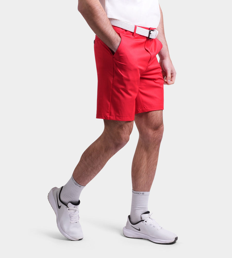 CLIMA GOLF SHORTS - RED