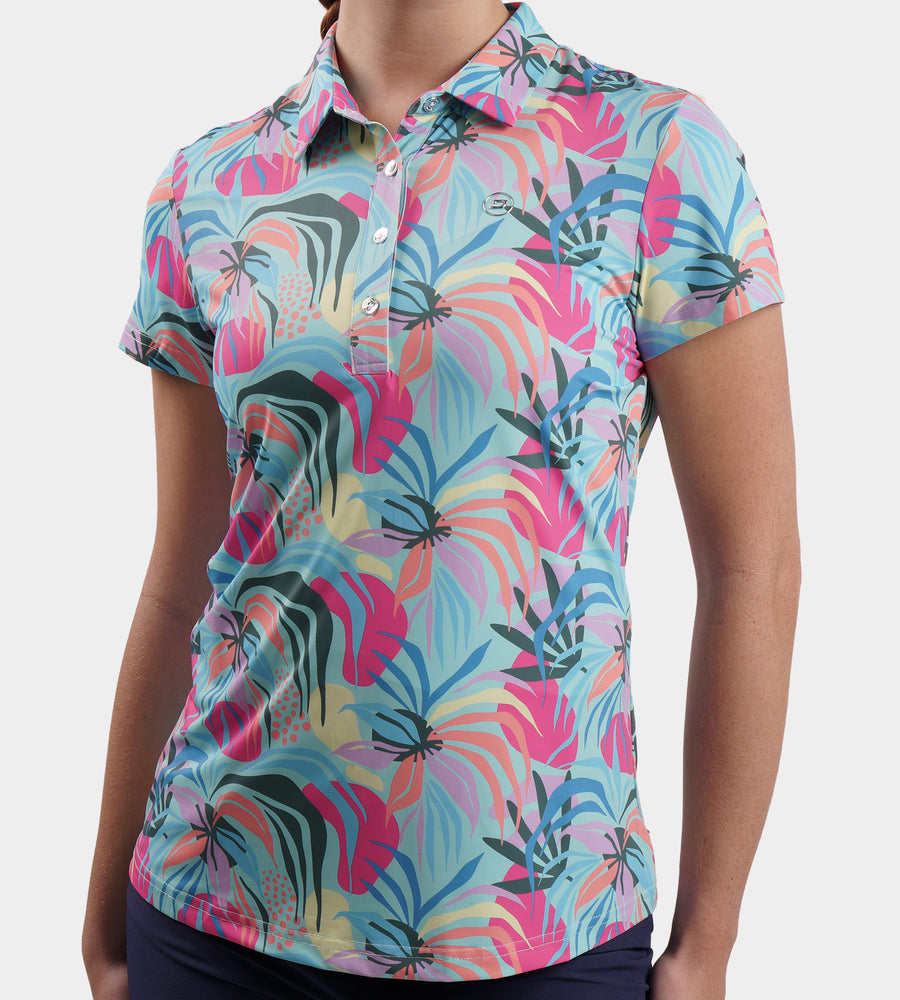 LADIES TROPIC POLO - GROEN