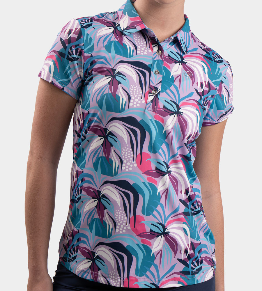 LADIES TROPIC POLO - LAVENDAR