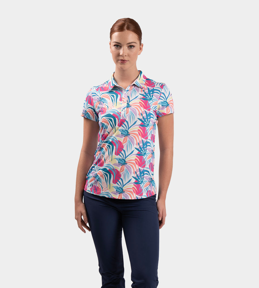 LADIES TROPIC POLO - WIT