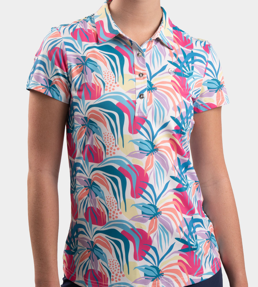 LADIES TROPIC POLO - WIT