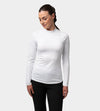 LADIES CREW BASELAYER - WHITE