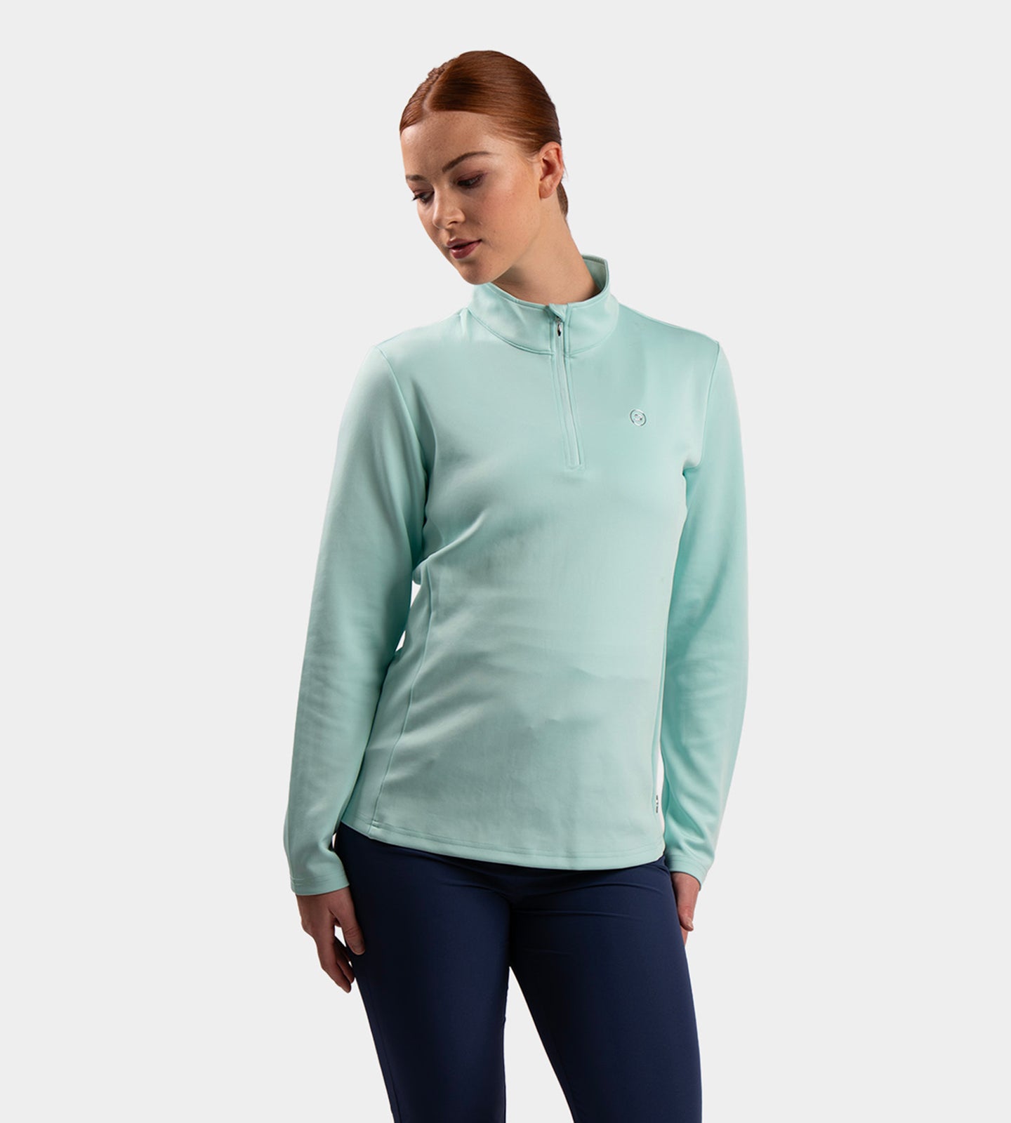 LADIES ULTRA BLEND MIDLAYER - MINZGRÜN