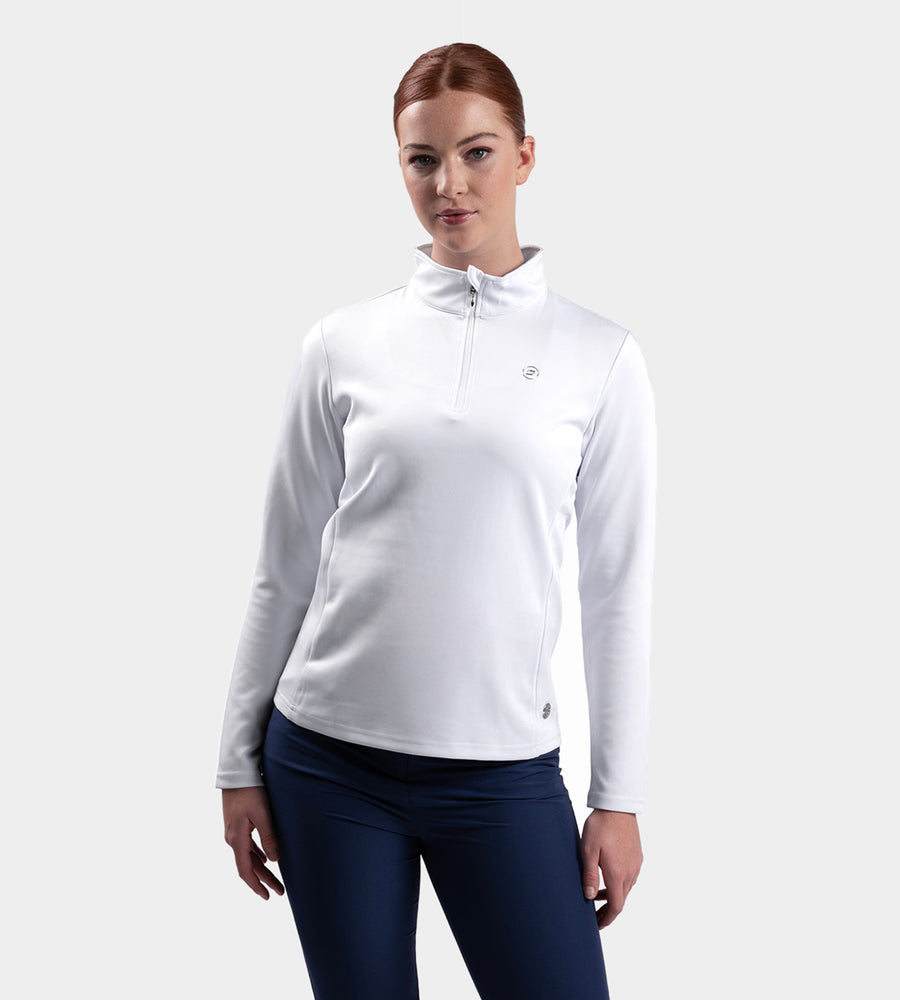 LADIES ULTRA BLEND MIDLAYER - BLANCO