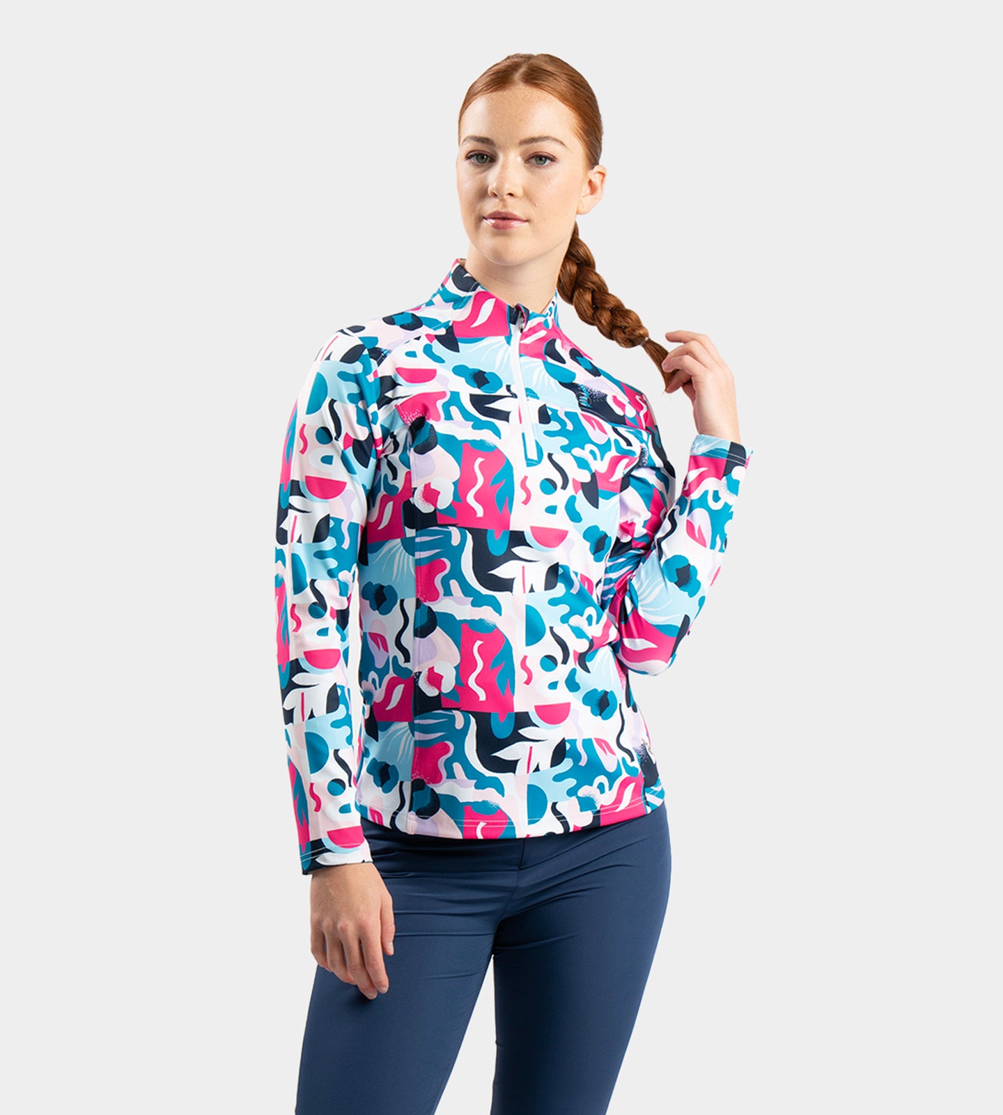 LADIES BIRDIE MIDLAYER - EXOTIC ROSA