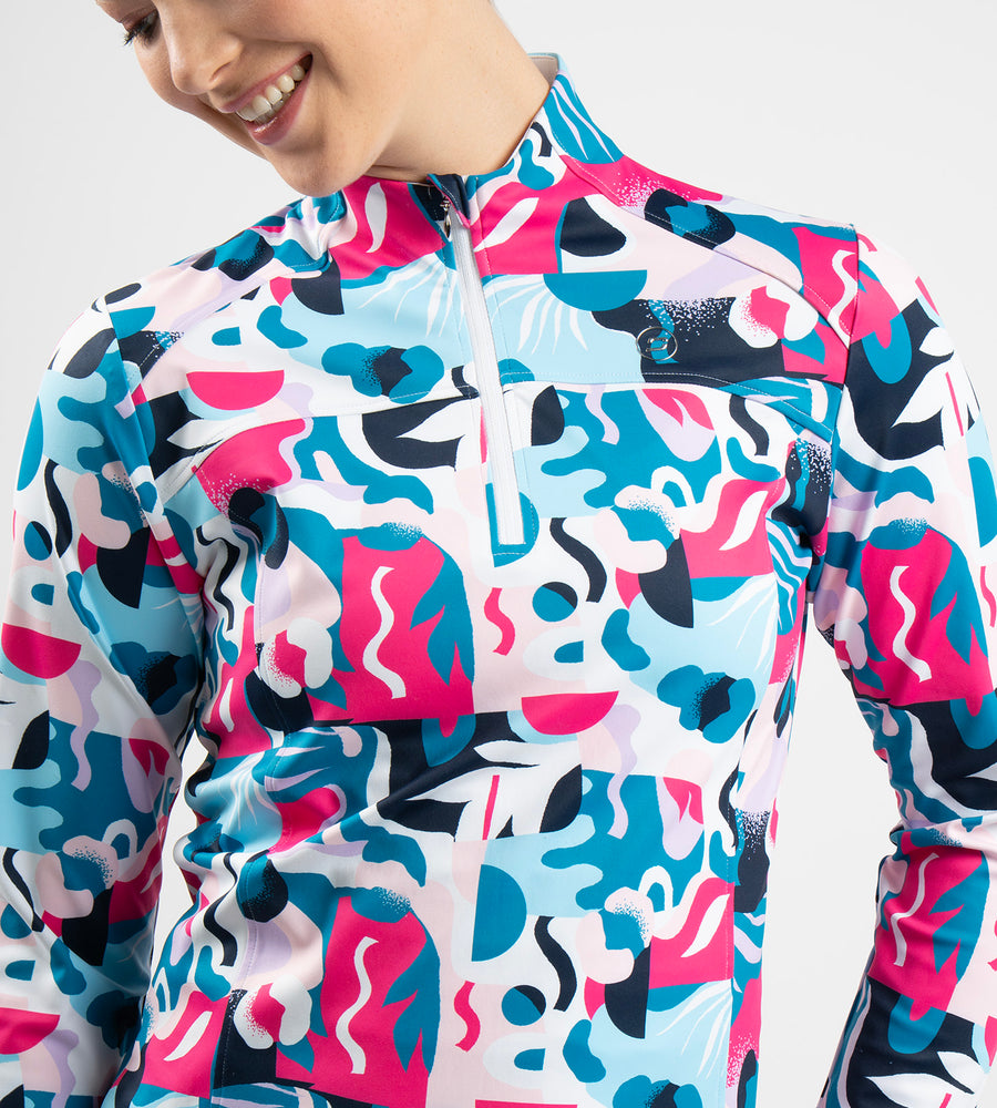 LADIES BIRDIE MIDLAYER - EXOTIC ROSA