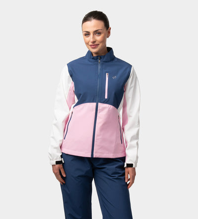LADIES STORME RAIN JACKET - NAVY