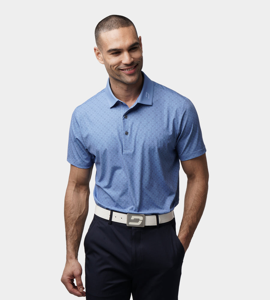 TWIST POLO - BLUE