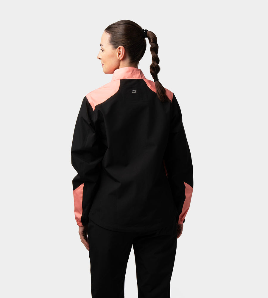 LADIES THERMA RAIN JACKET - BLACK