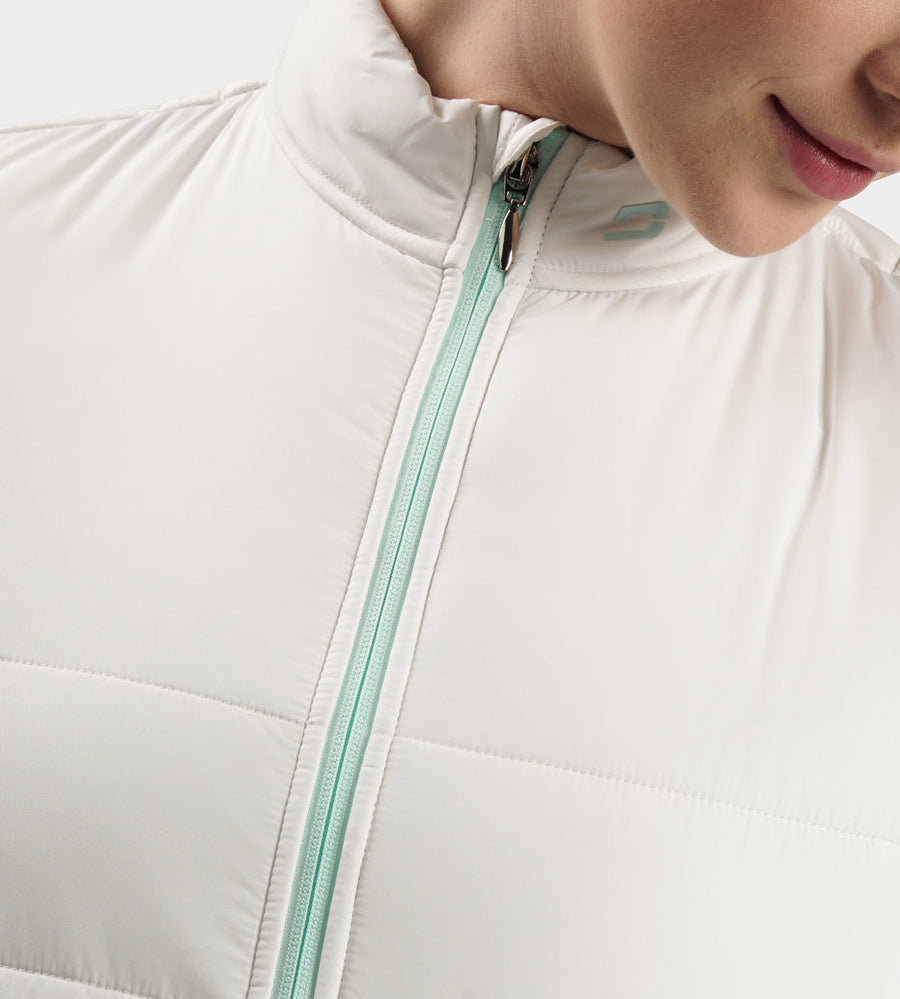 LADIES GRACIE GILET - WHITE