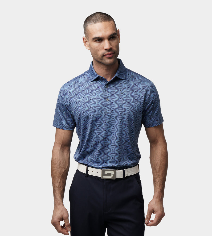 SIX GRID POLO - NAVY