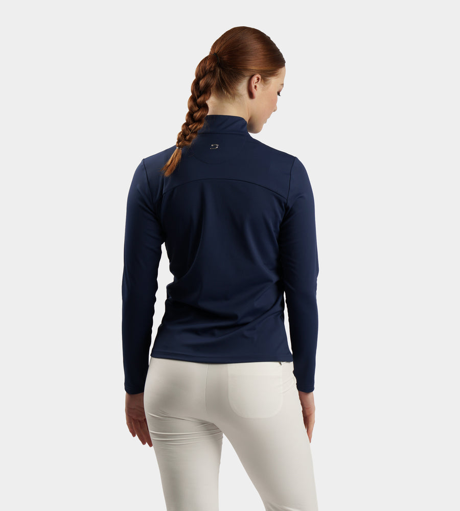 LADIES BIRDIE MIDLAYER -MARINO SUAVE