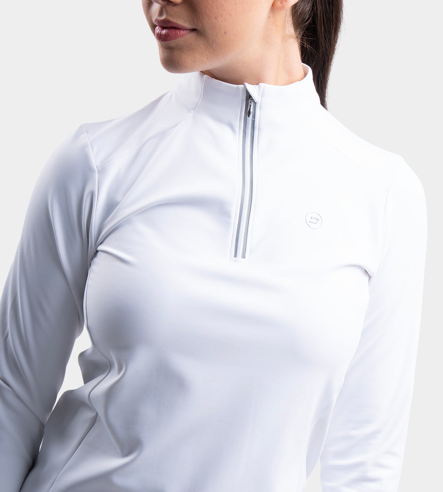 LADIES GALACTIC MIDLAYER - WEISS
