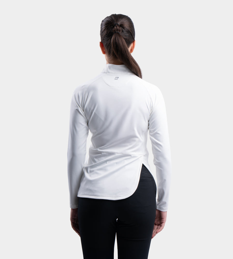 LADIES SPLIT HEM MIDLAYER - WEISS