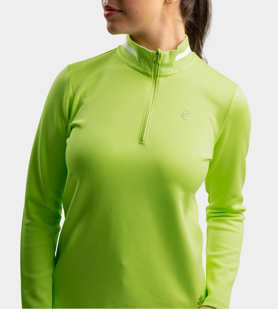 LADIES FAIRWAY FLEX MIDLAYER - LIMETTE
