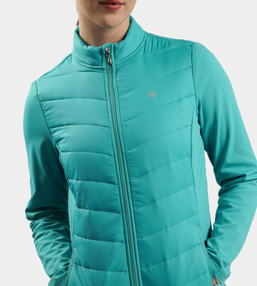 LADIES PANAMA JACKET - TEAL