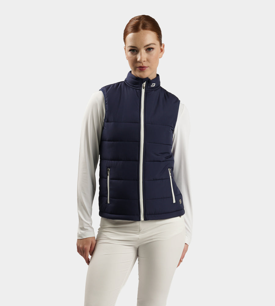 LADIES GRACIE GILET - NAVY
