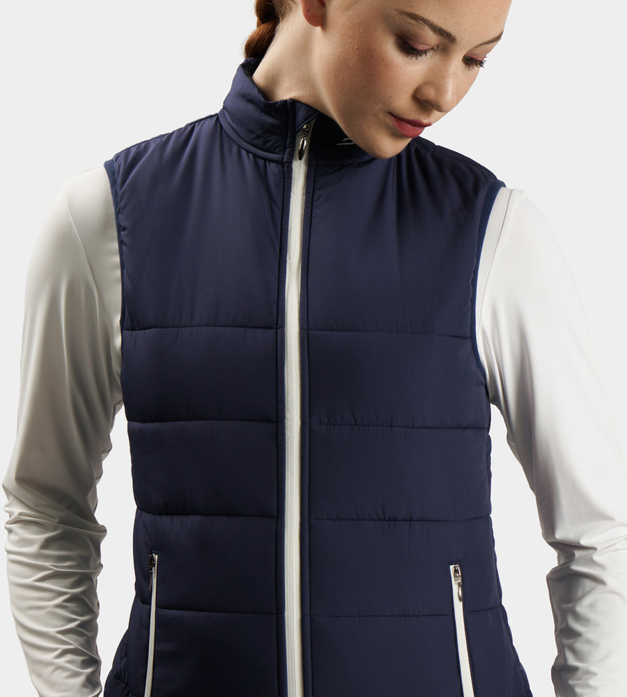 LADIES GRACIE GILET - NAVY
