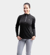 LADIES GALACTIC MIDLAYER - BLACK
